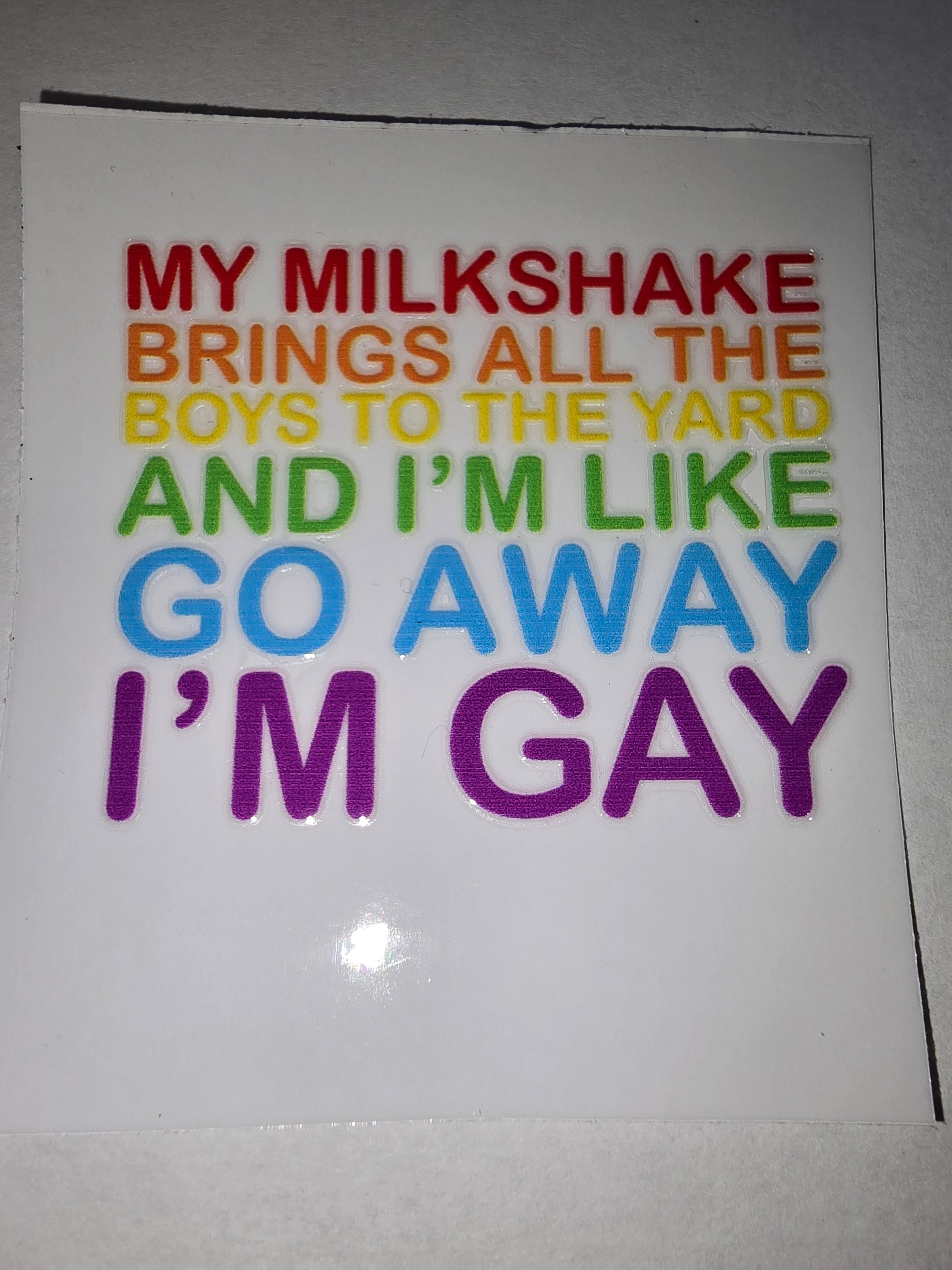 My Milkshake Brings All The Boys To the Back