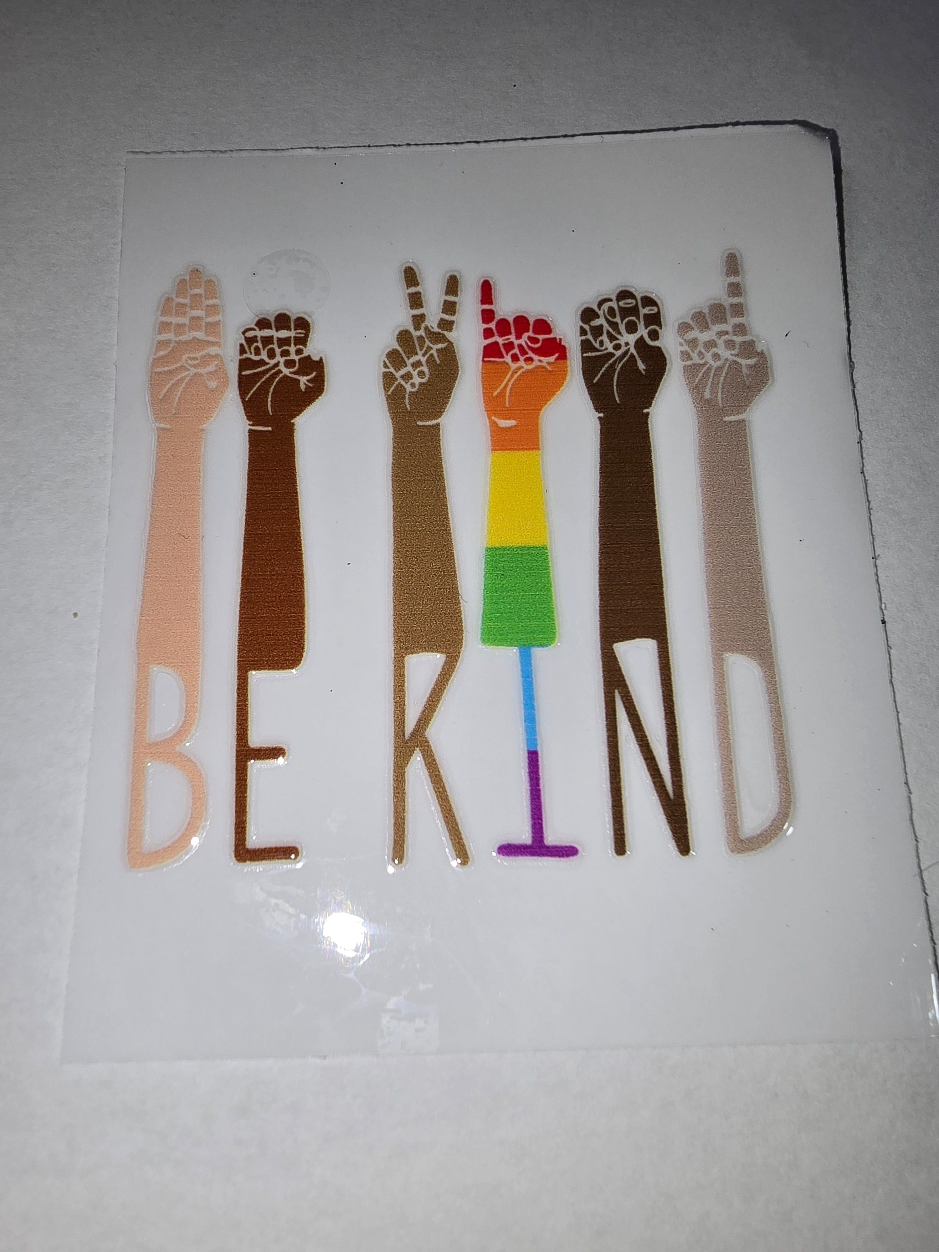 Be Kind hands