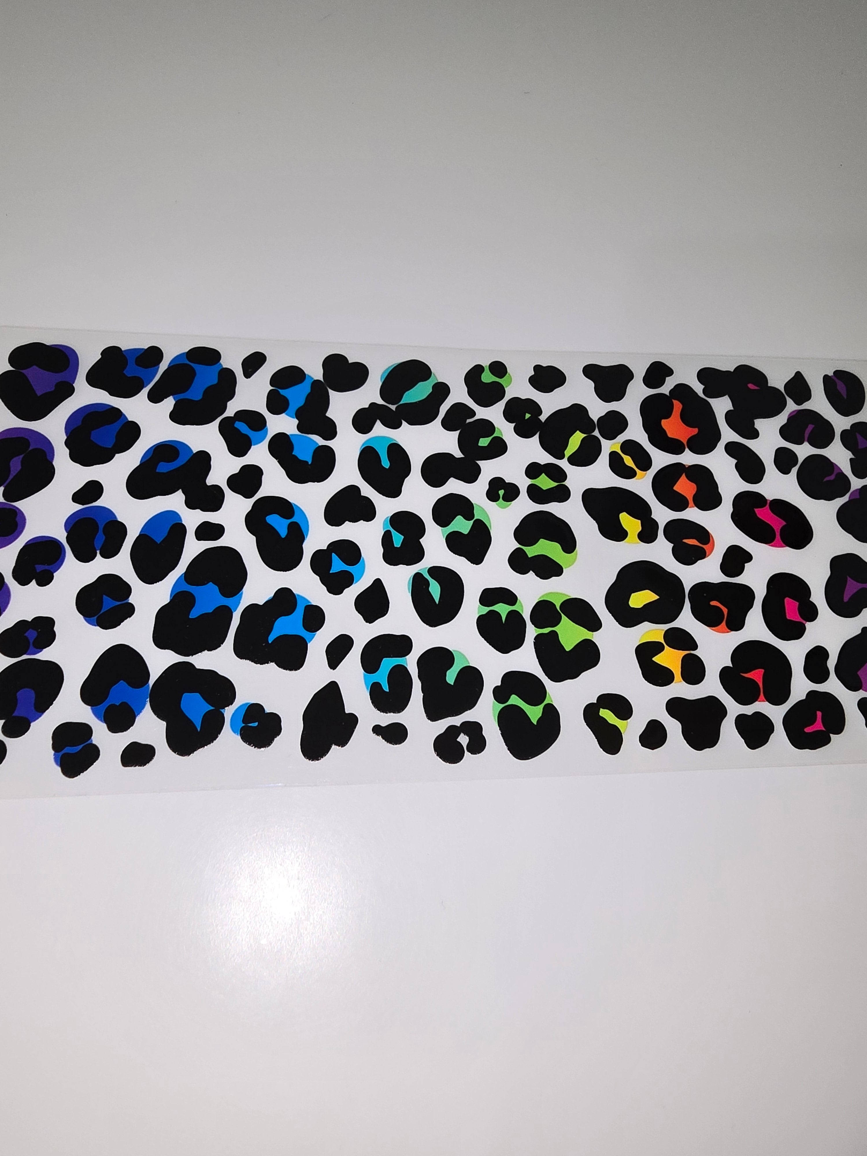 Rainbow leopard print