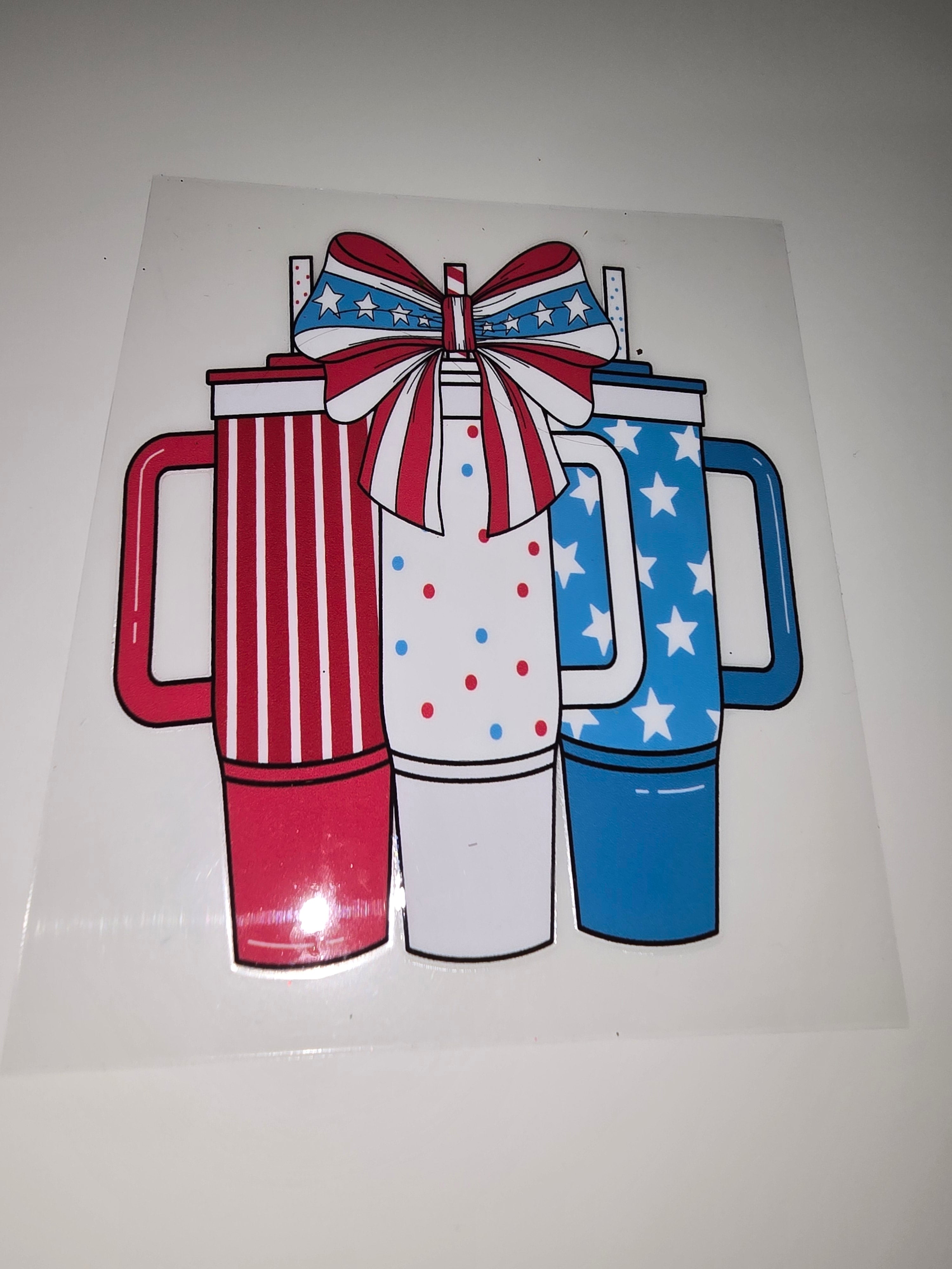Red, White, Blue tumbler