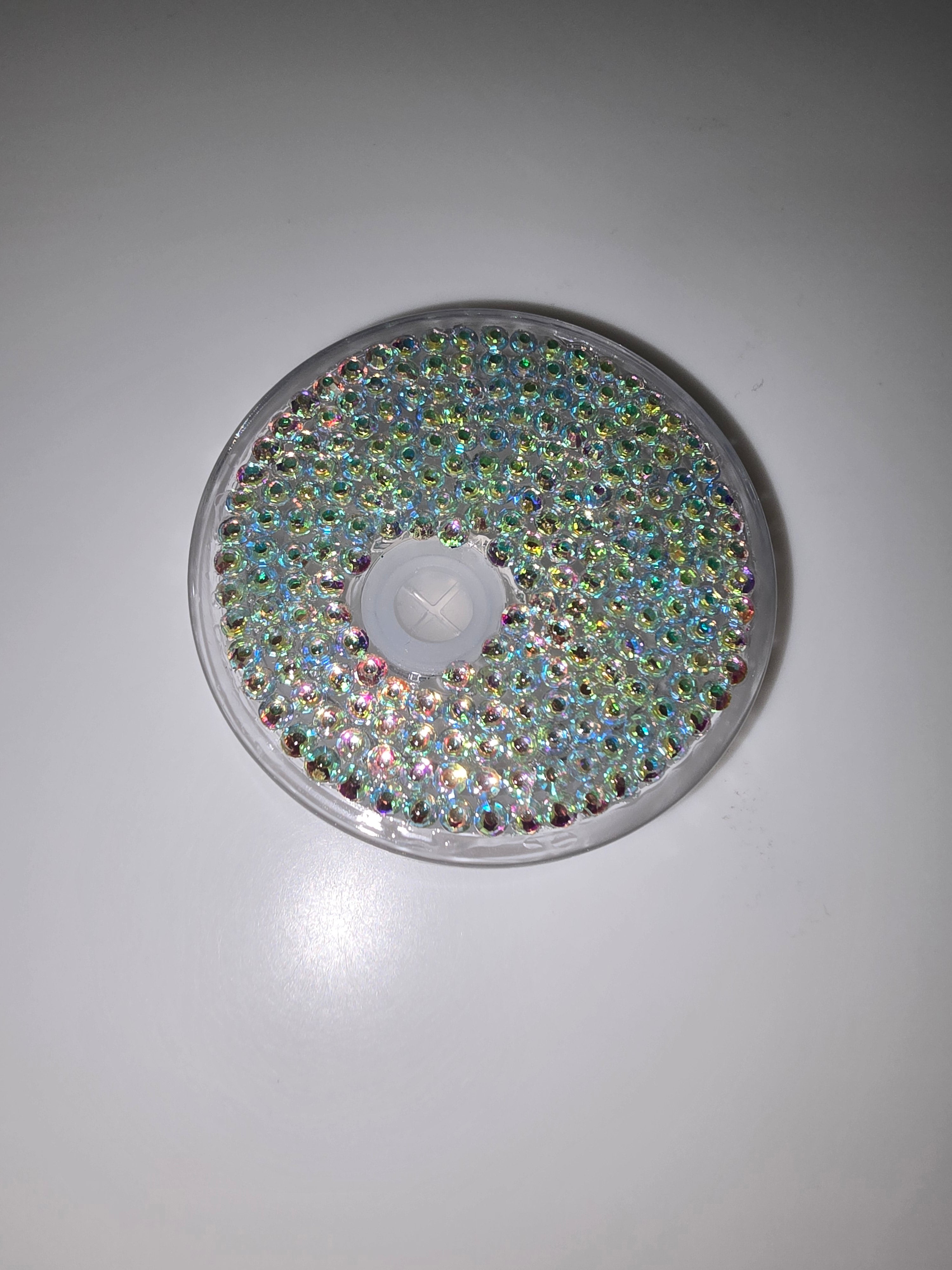 Clear Rhinestone Lids