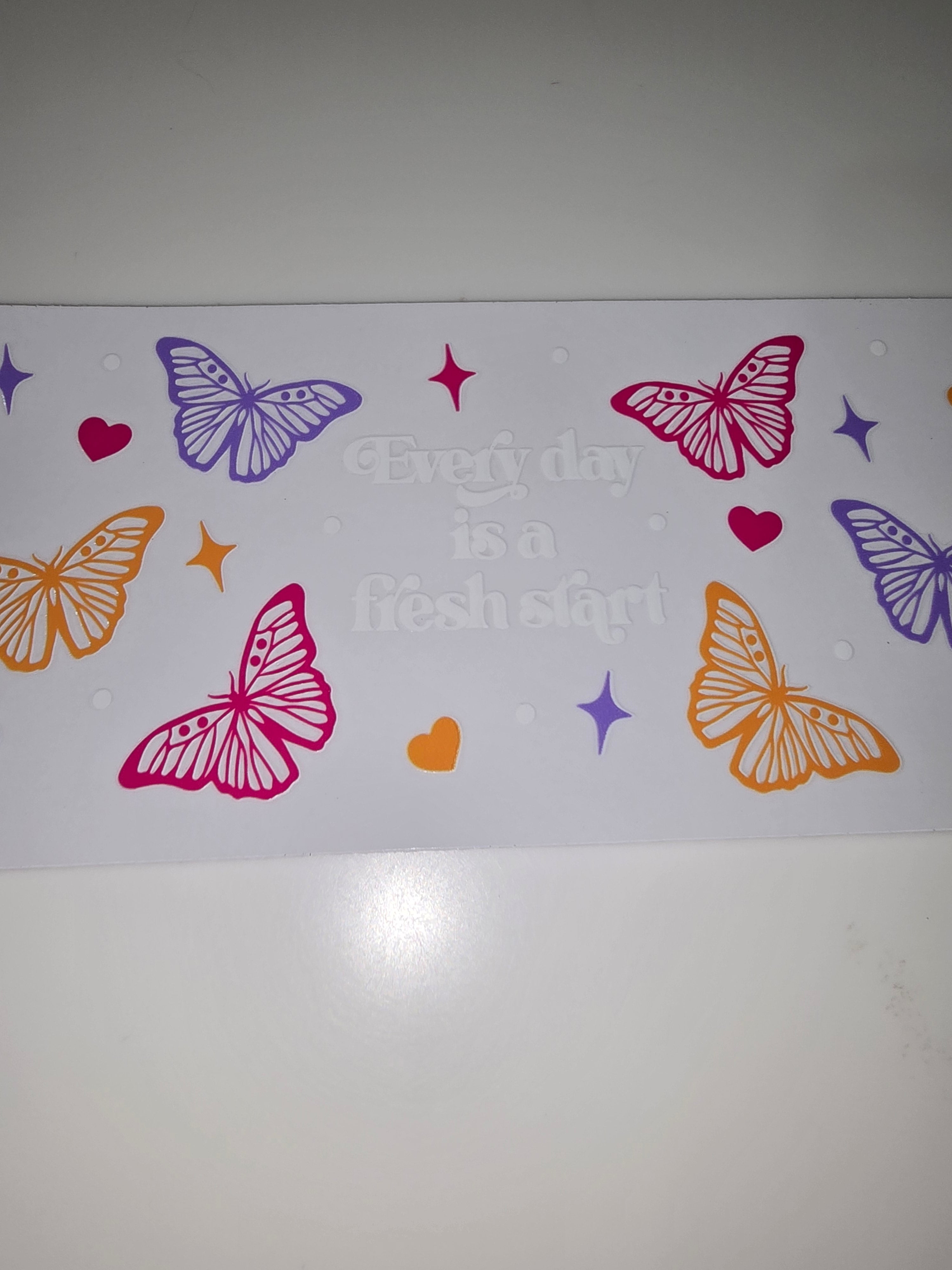 Every day is a fresh start