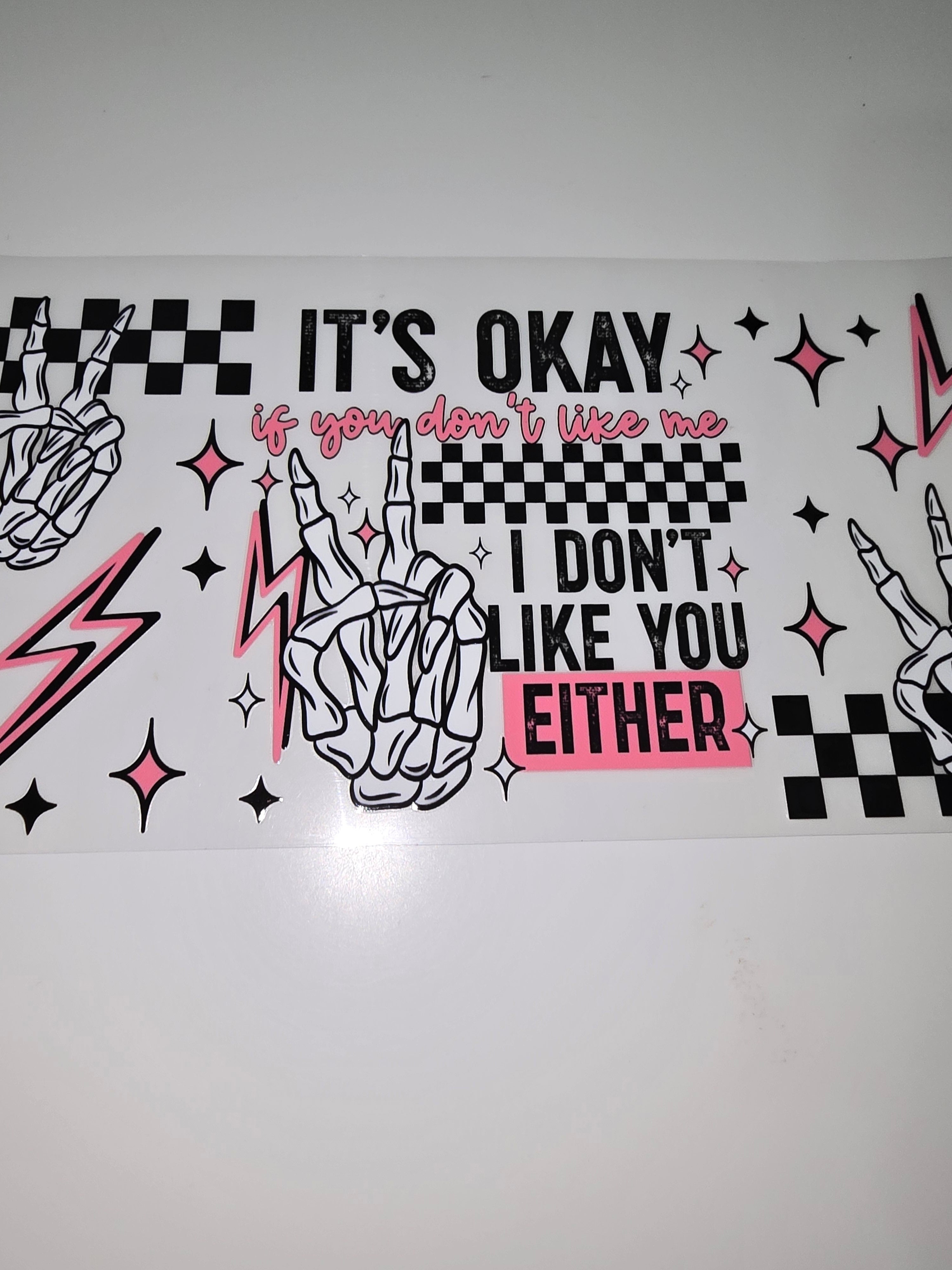 It's OK. I don't like you either.