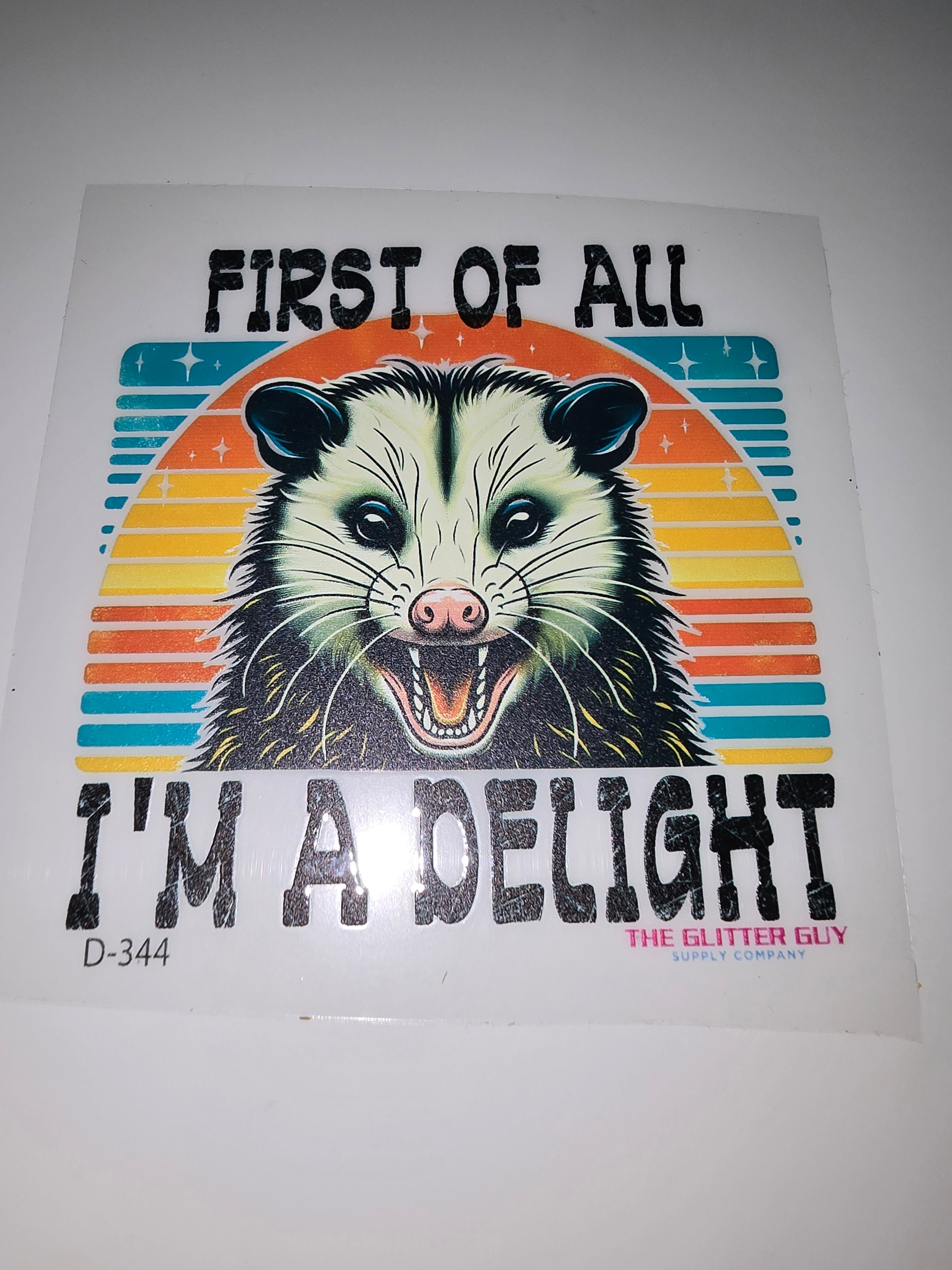 First of all, I'm a delight