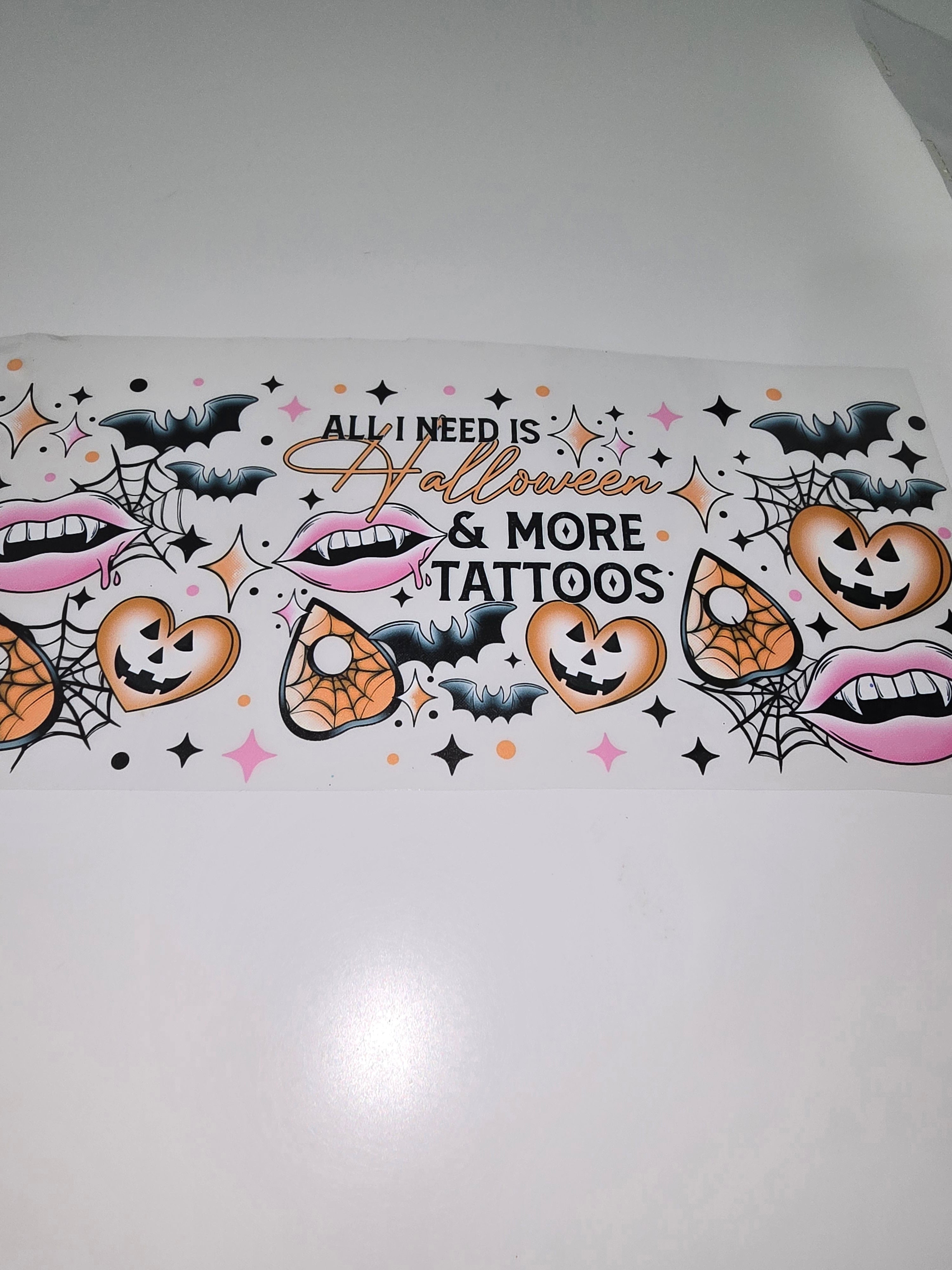 40 oz, All I need is Halloween & More Tattoos (bottom piece available)