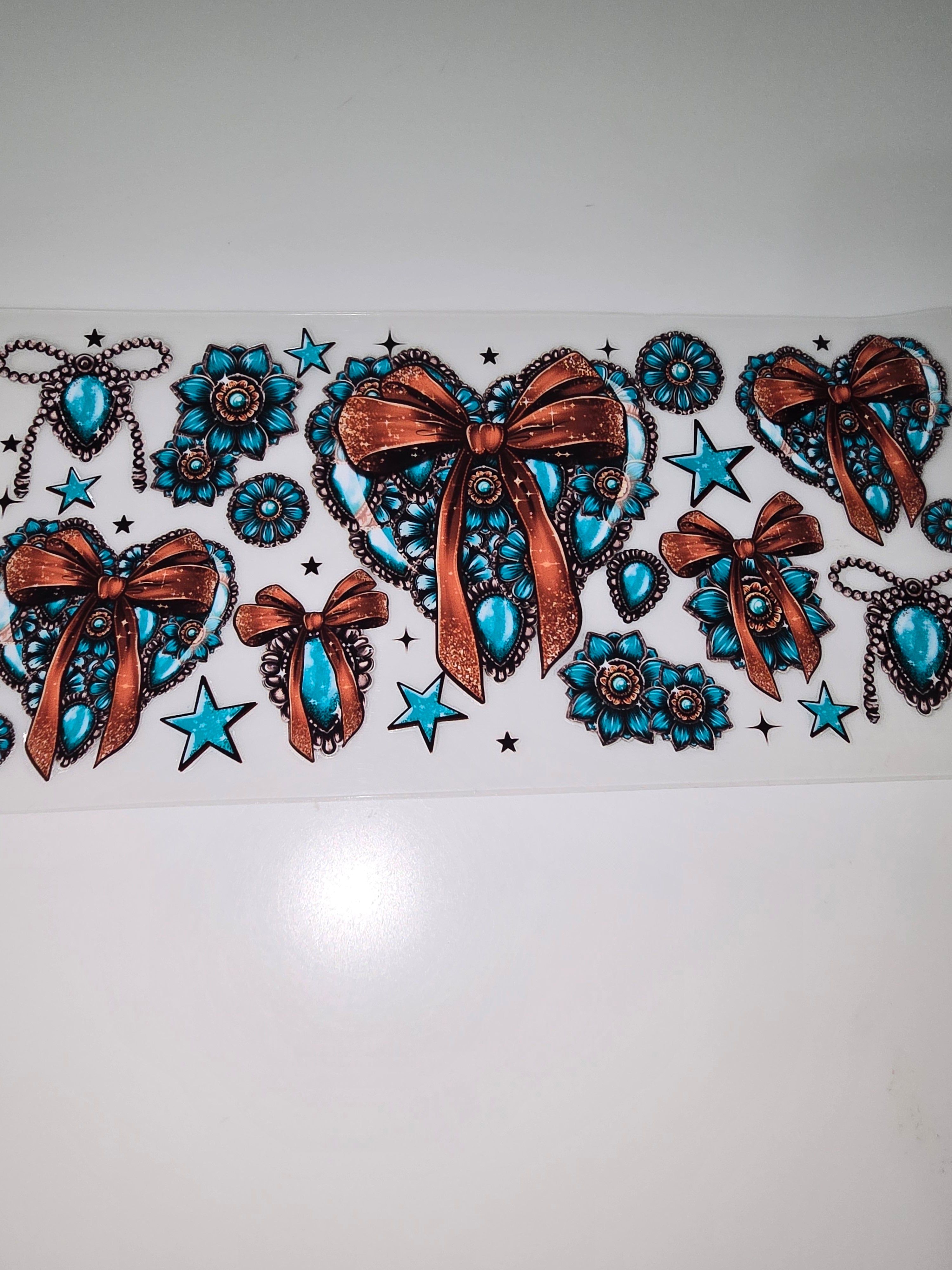 Rust & Teal Bows