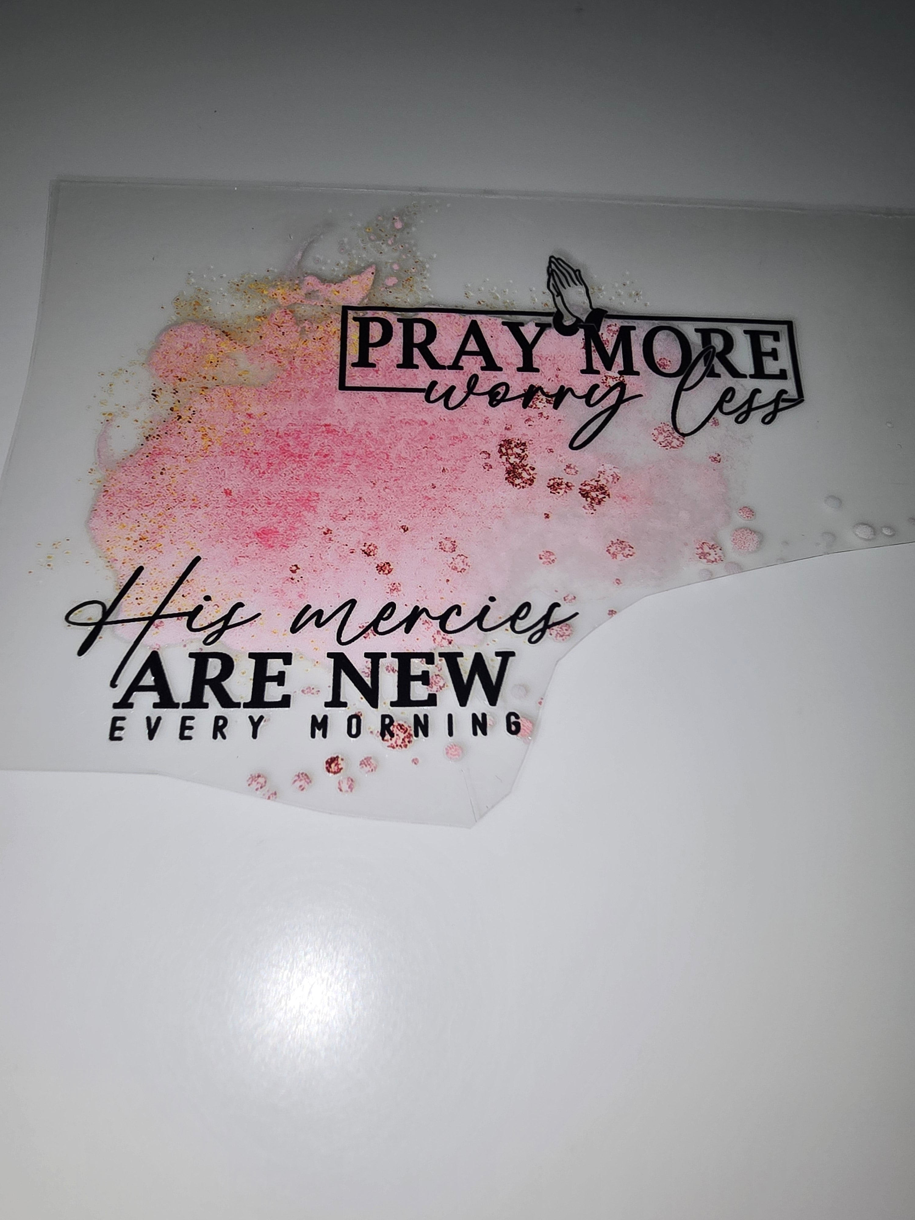 Pray more worry less