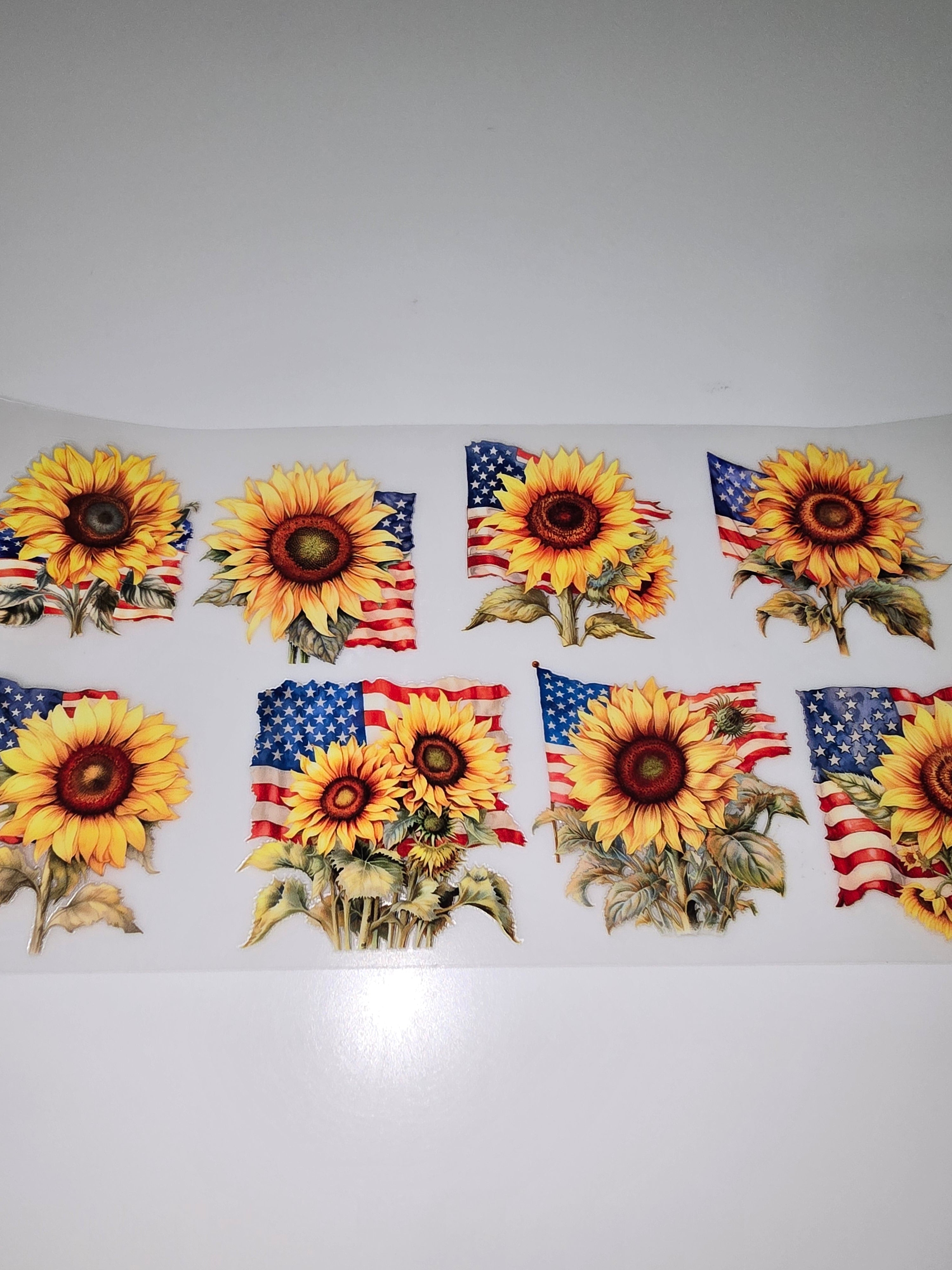Sunflower & Flag