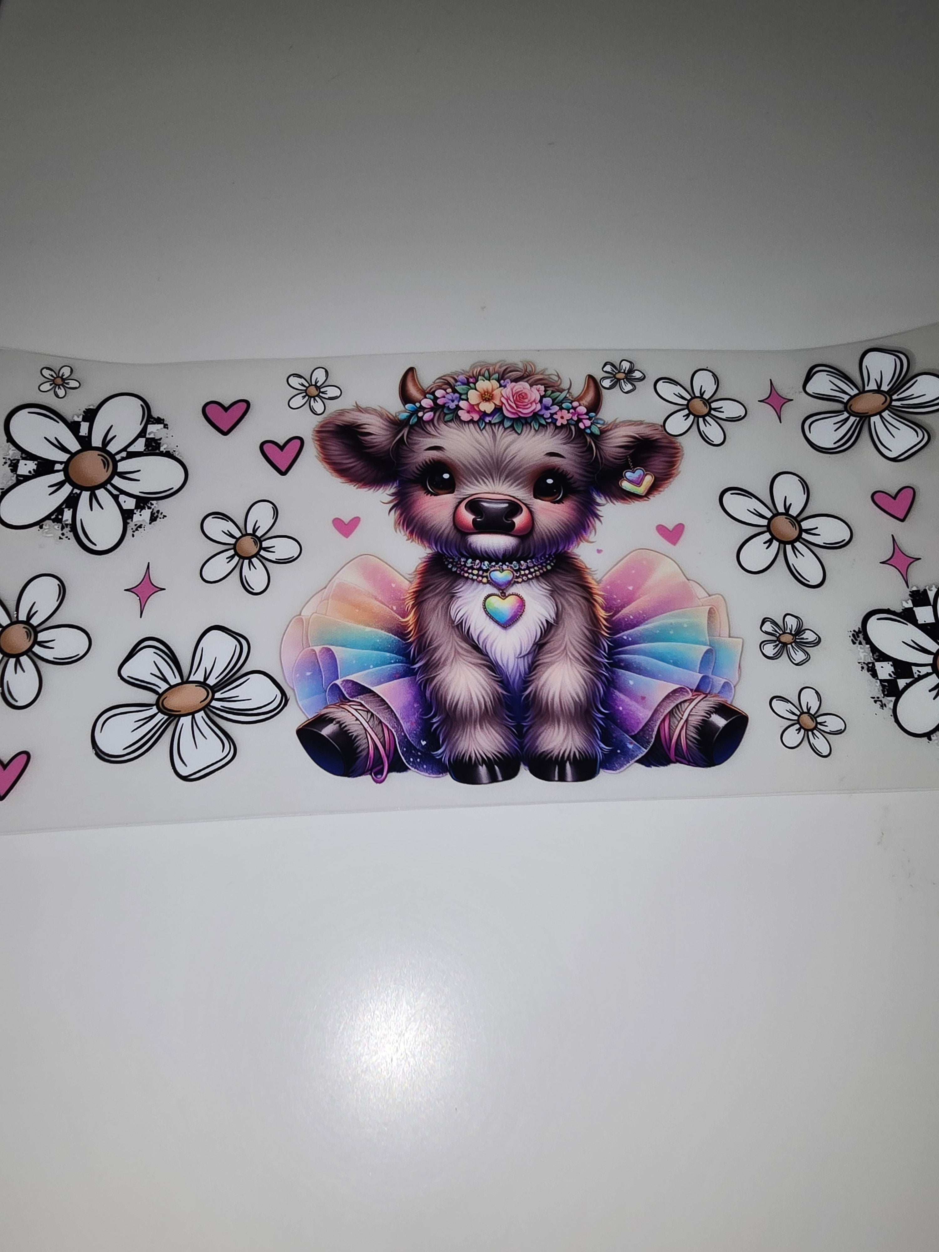 Rainbow Highland Cow 2